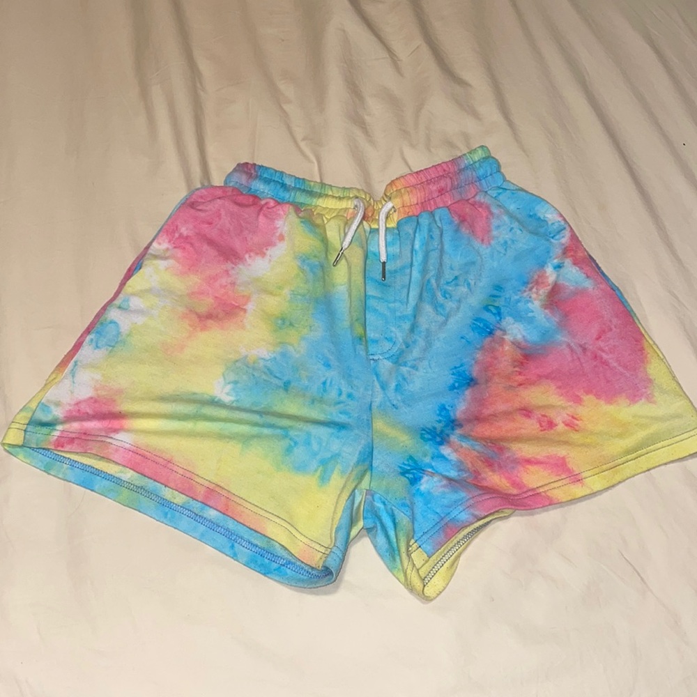 Tie dye shorts